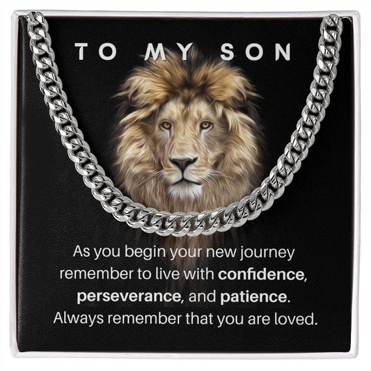 To My Son - Cuban Chain Necklace